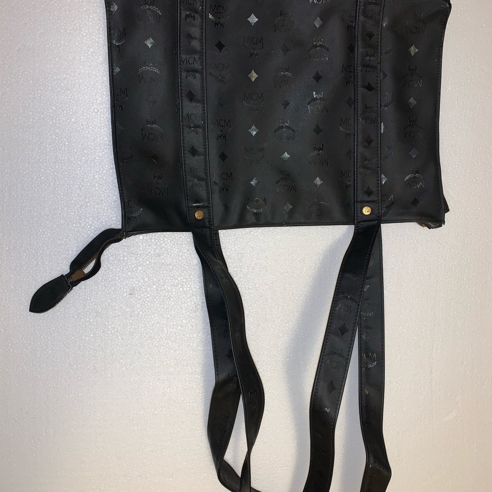 Vintage MCM Tote handbag Bag Black West Ge…